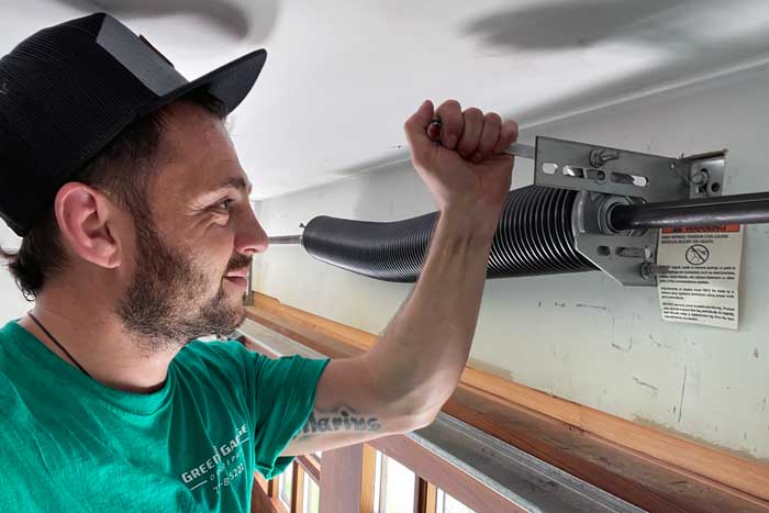 Garage Door Broken Spring Replacement
