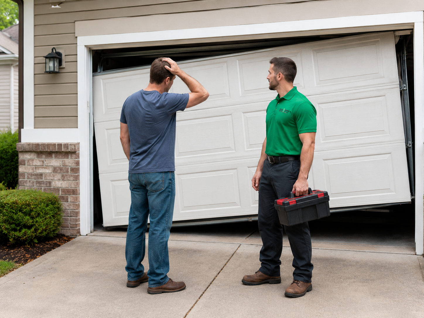 Garage Door Off-Track Repair