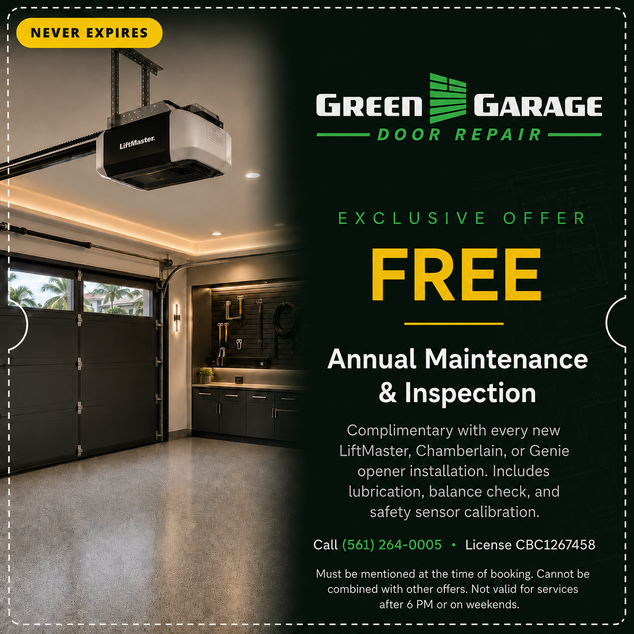 FREE Free Tune-Up w/ Opener coupon — code OPENERFREE, never expires