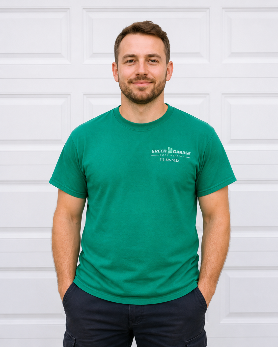 Sam, Green Garage Door Repair technician with 10+ yrs of experience