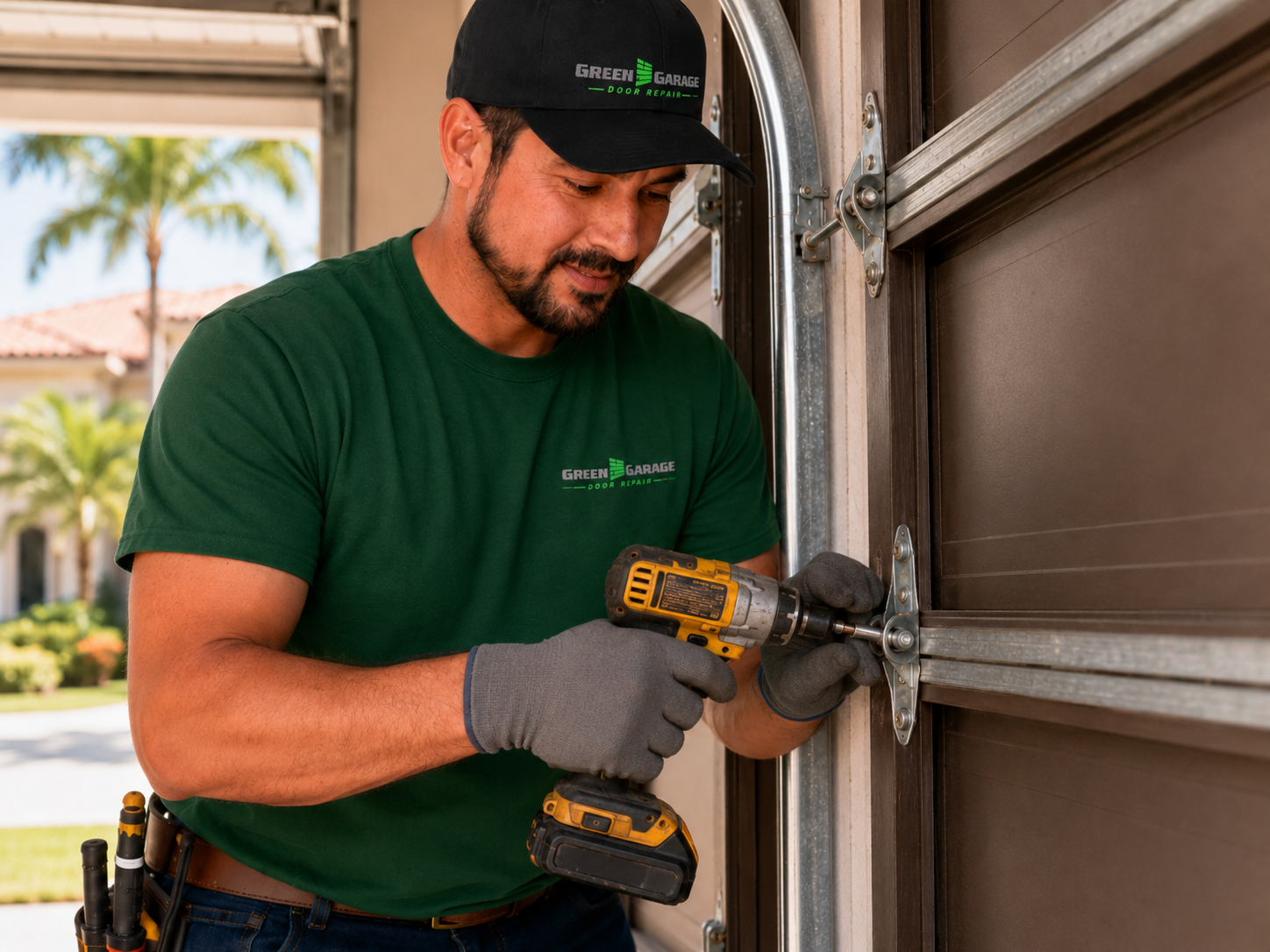 Garage Door Rollers Replacement by Green Garage Door Repair in South Florida