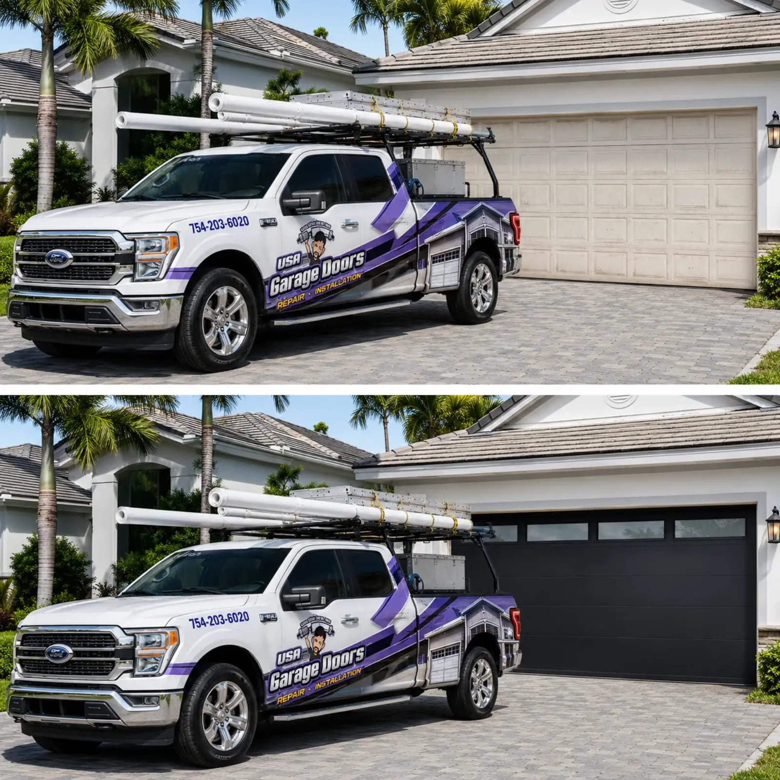 Hurricane-rated door install near Atlantic Avenue, Delray Beach